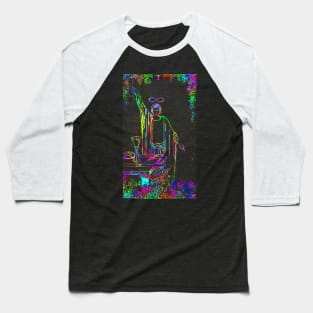 The Trippy Magician Tarot Card - in Space! Baseball T-Shirt